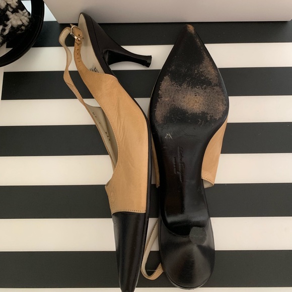 COPY - Salvatore Ferragamo Cap Toe Slingback - Picture 6 of 6